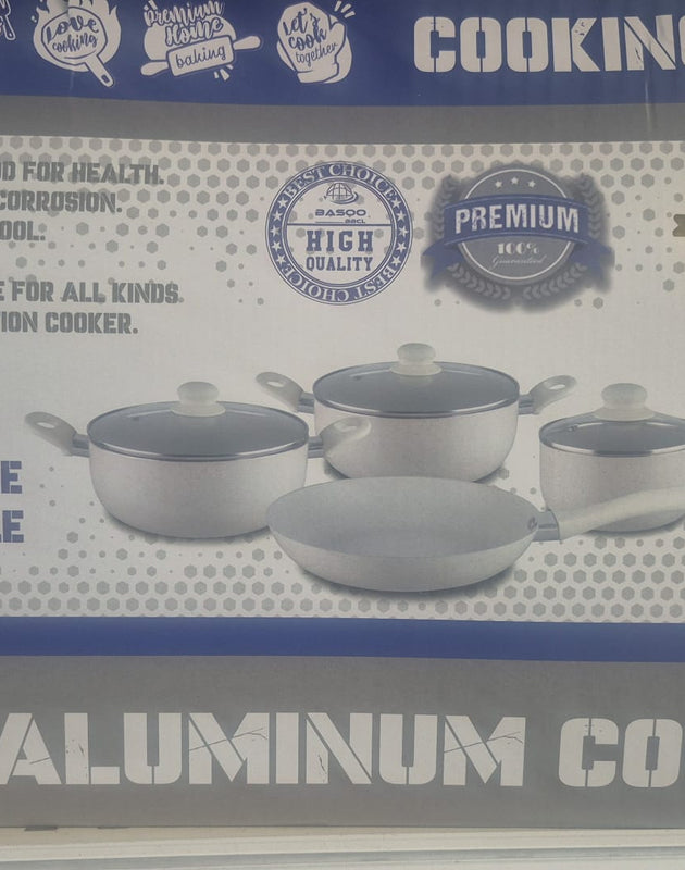 7‑Piece Non‑Stick Aluminium Cookware Set