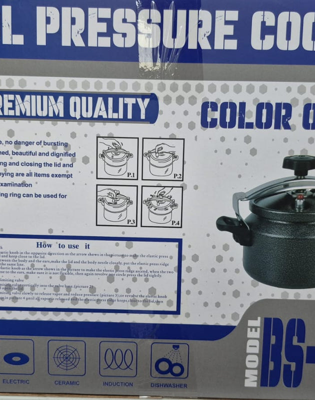 Aluminium Pressure Cooker 9L