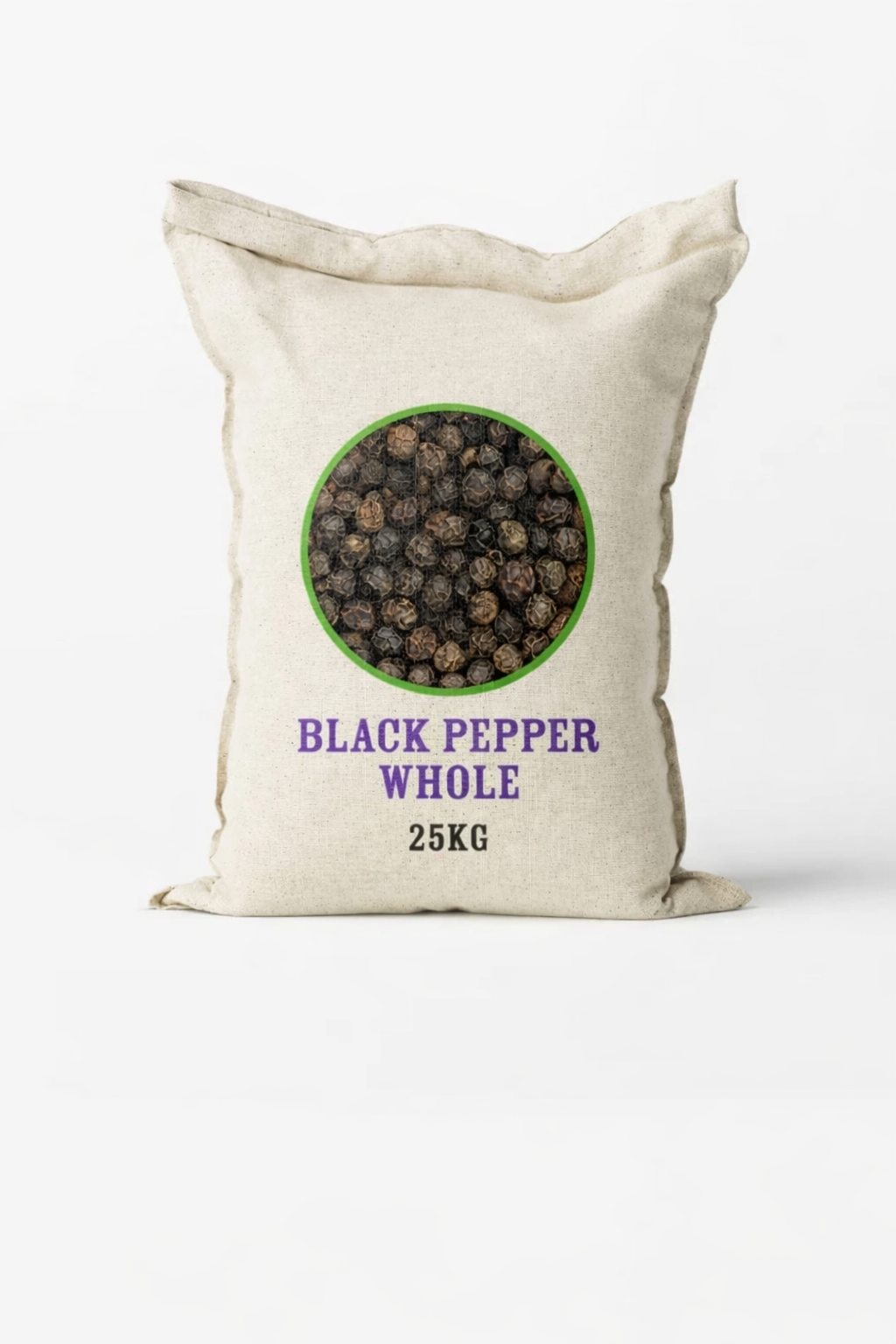 Black Pepper Whole – Premium Grade (25 Kg)