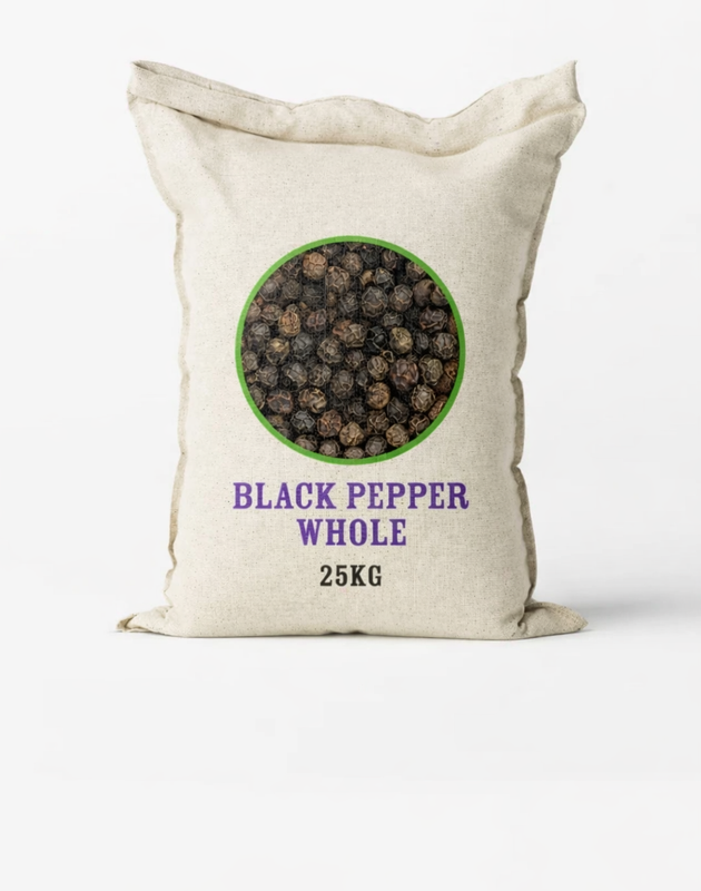 Black Pepper Whole – Premium Grade (25 Kg)