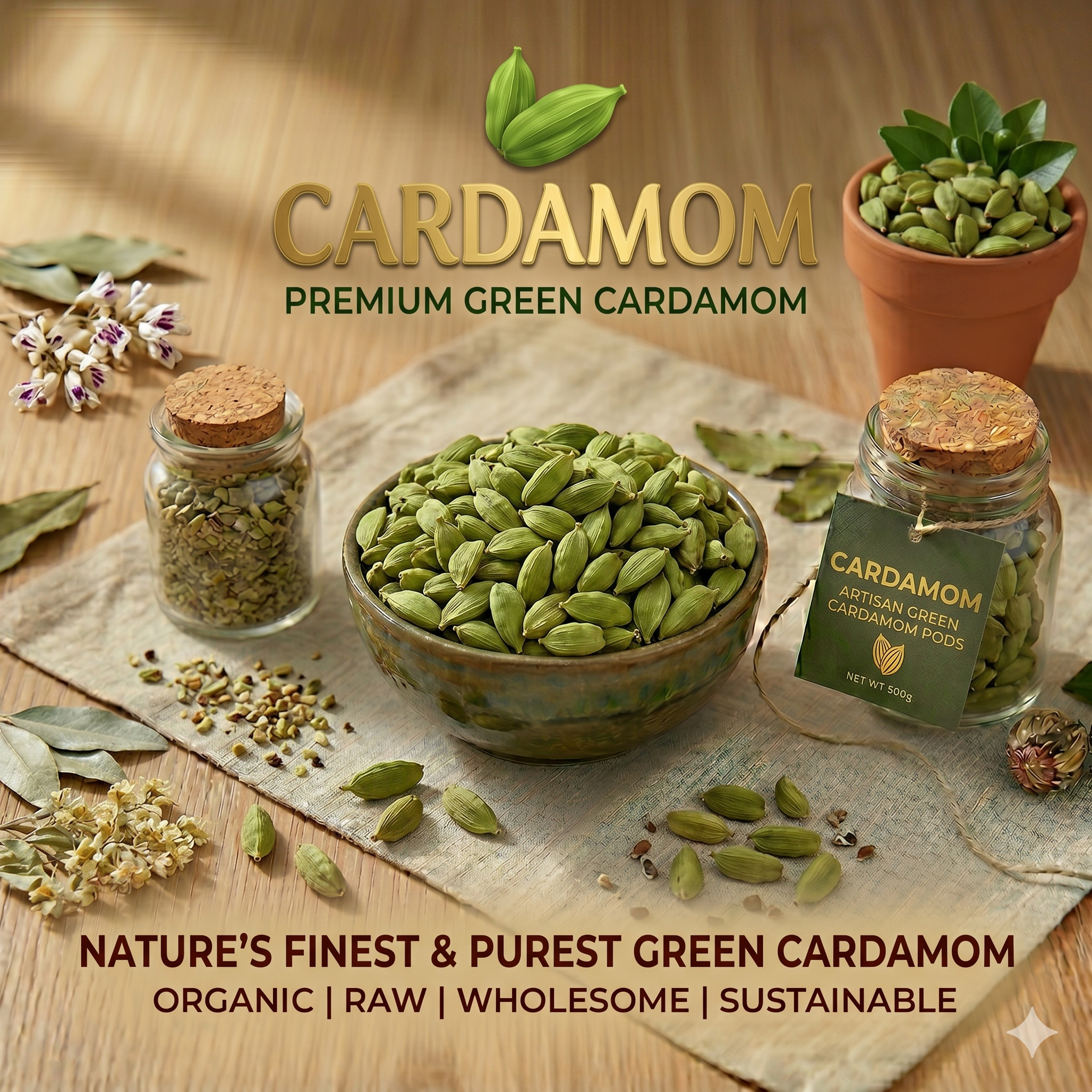 Green Cardamom Pods