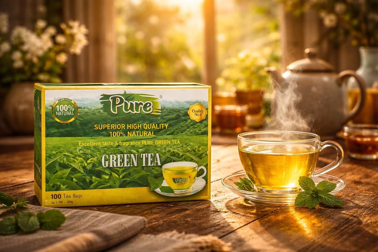 Green Tea 100 Tea Bags
