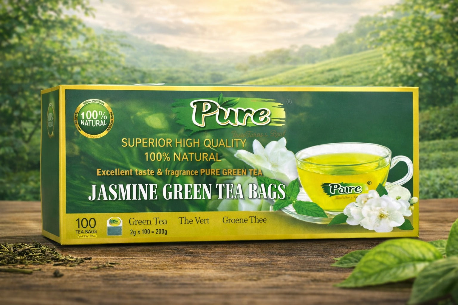 Jasmine Green Tea - 100 Tea Bags