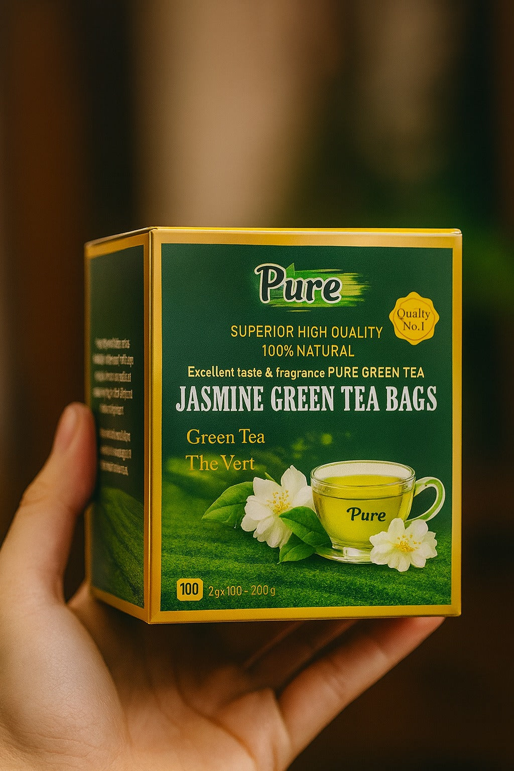 Jasmine Green Tea - 100 Tea Bags