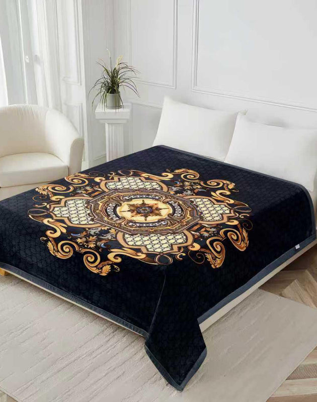 Double bed double ply super soft 200 cm x 240 cm blankets