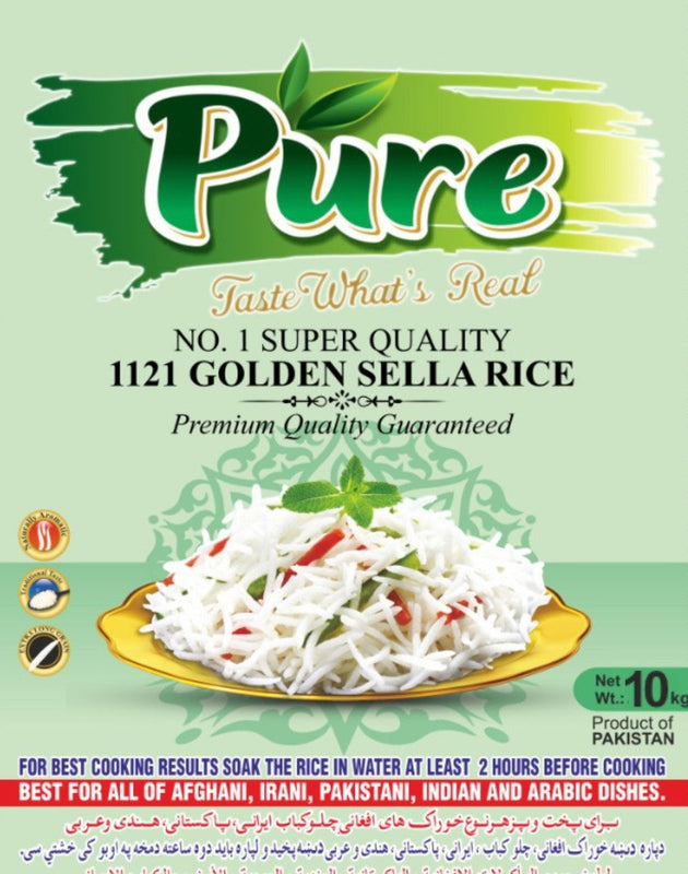 Pure 1121 Golden Sella Basmati Rice – Premium Quality 5kg
