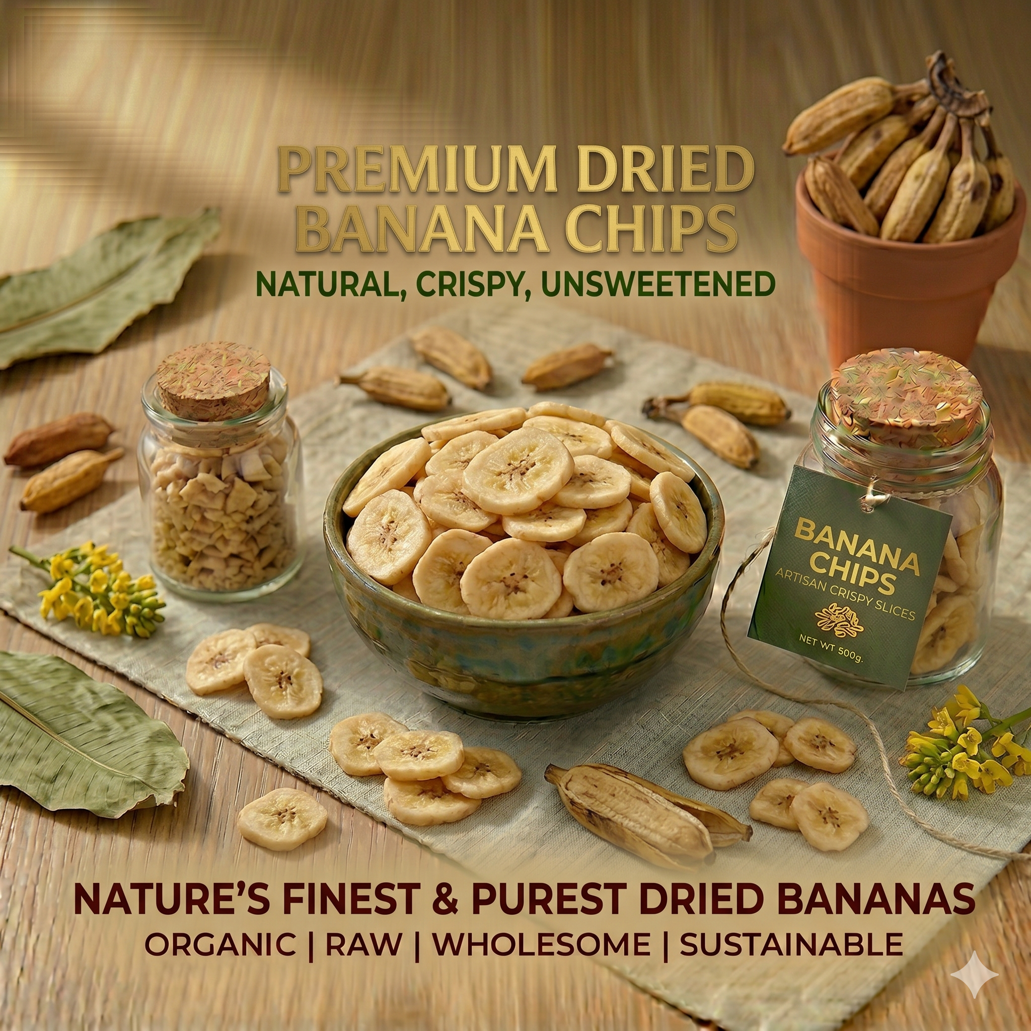 Dried Banana Chips