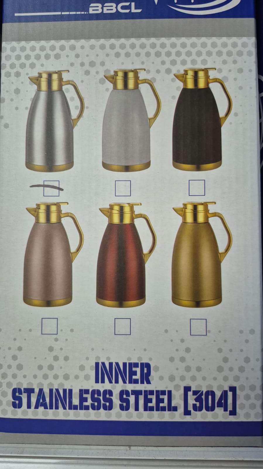 BBCL Stainless Steel Vacuum Flask 2L – 304 Inner Steel – Multiple Colours