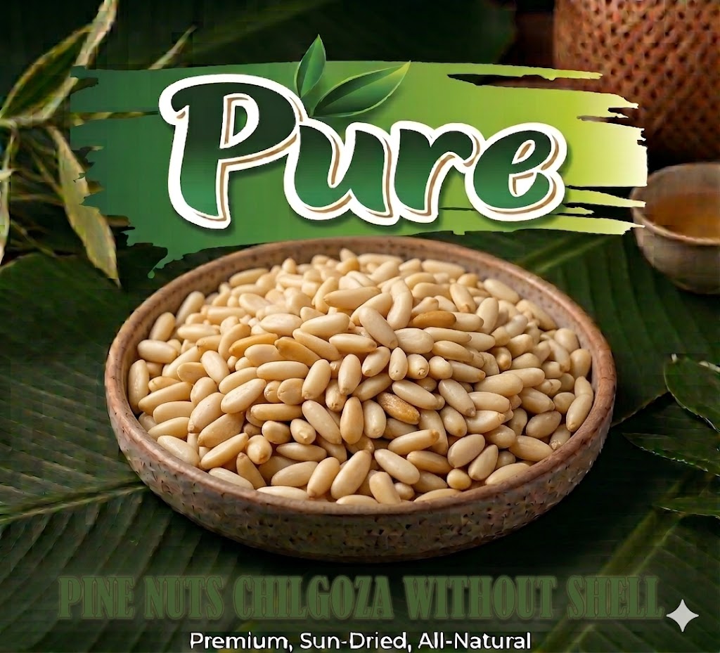 Pine nuts Chilgoza without shell- Skinless Chilgoza Pine nuts
