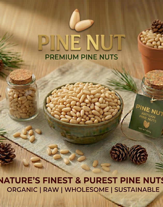 Pine nuts Chilgoza without shell- Skinless Chilgoza Pine nuts