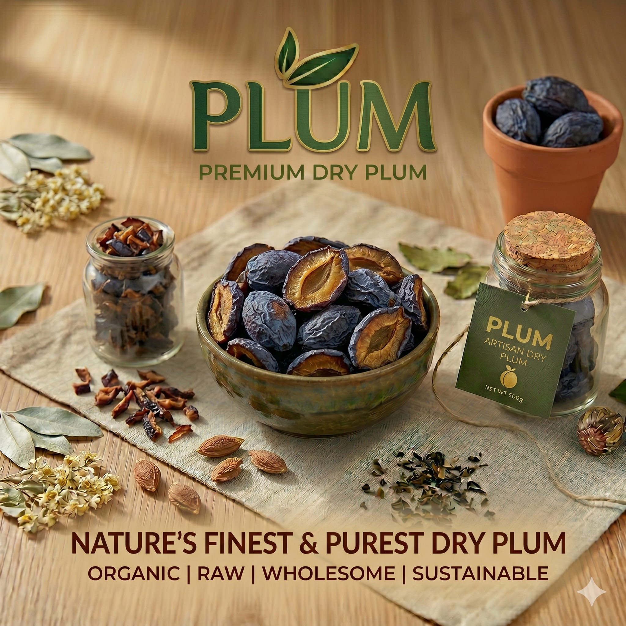 Dried Plum - Aloo Bukhara- Subgenus Prunus